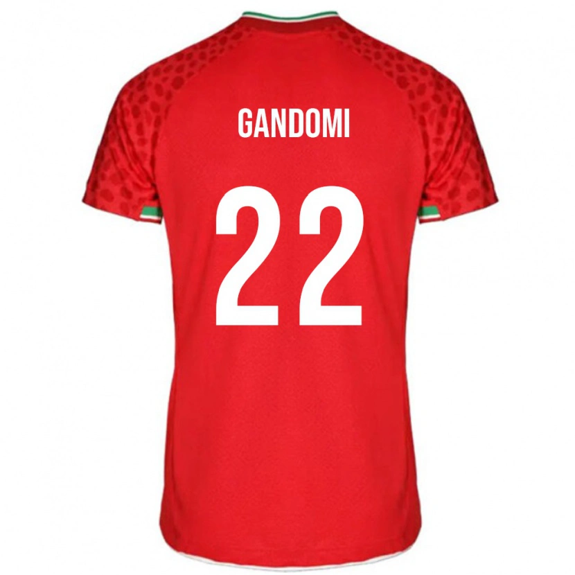 Danxen Men Iran Mohammad Gandomi #22 Red Away Jersey 24-26 T-Shirt