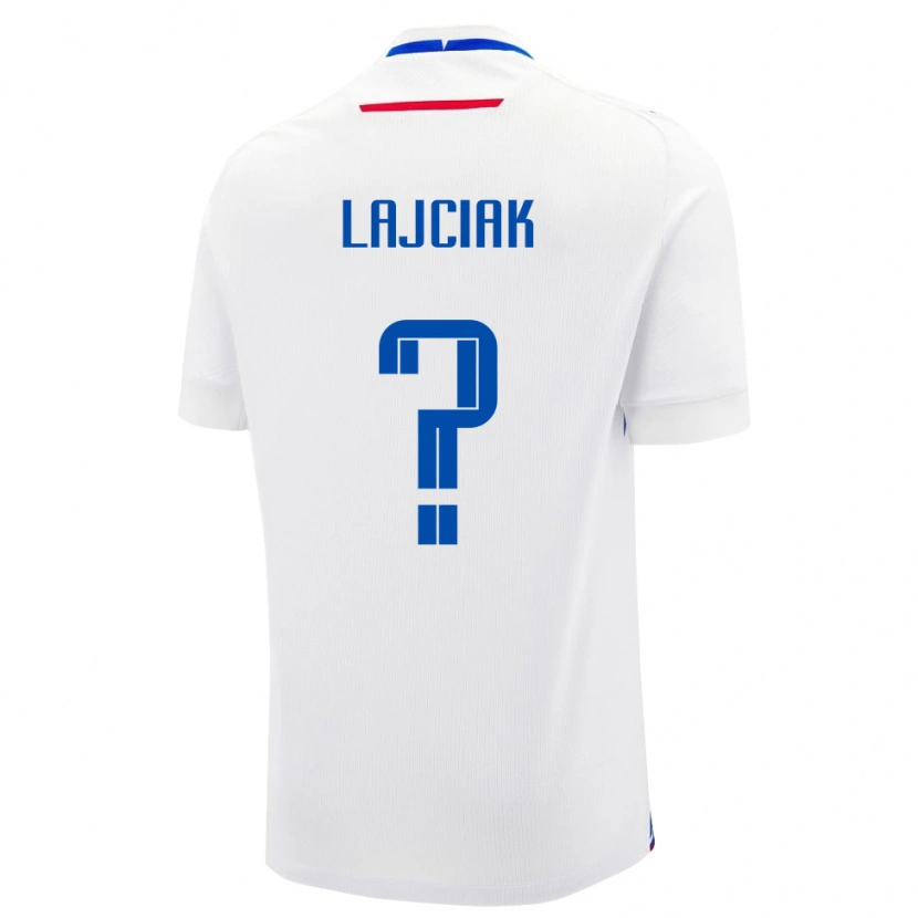 Danxen Men Slovakia Alex Lajciak #0 White Away Jersey 24-26 T-Shirt