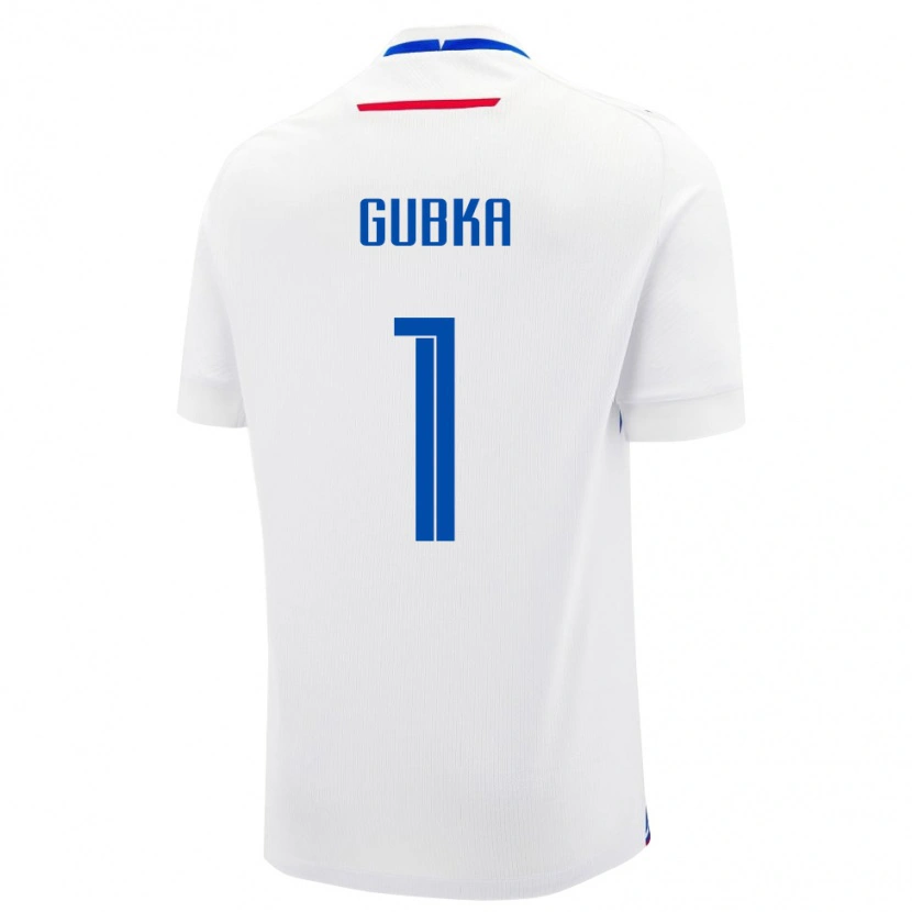 Danxen Men Slovakia Tomas Gubka #1 White Away Jersey 24-26 T-Shirt