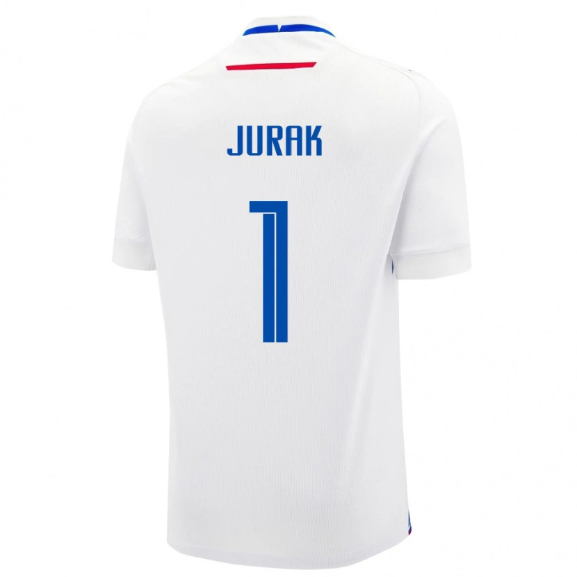 Danxen Men Slovakia Marek Jurak #1 White Away Jersey 24-26 T-Shirt