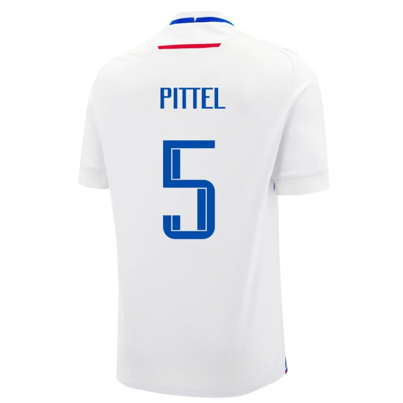 Danxen Men Slovakia Peter Pittel #5 White Away Jersey 24-26 T-Shirt