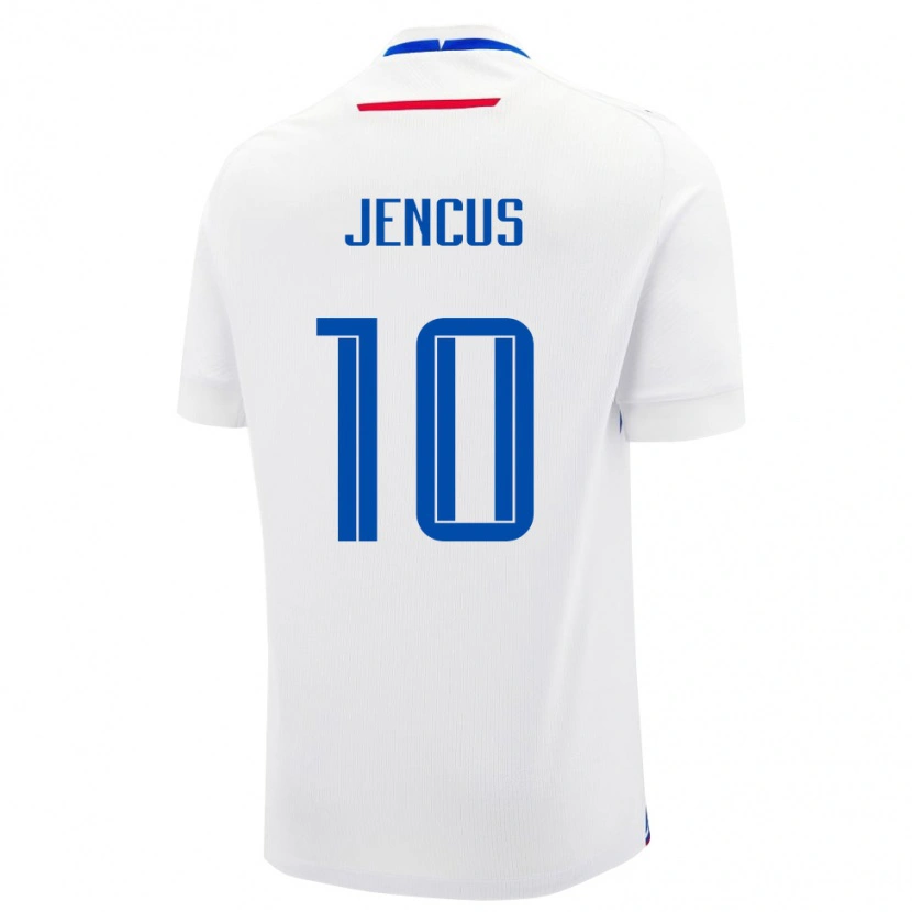 Danxen Men Slovakia Martin Jencus #10 White Away Jersey 24-26 T-Shirt