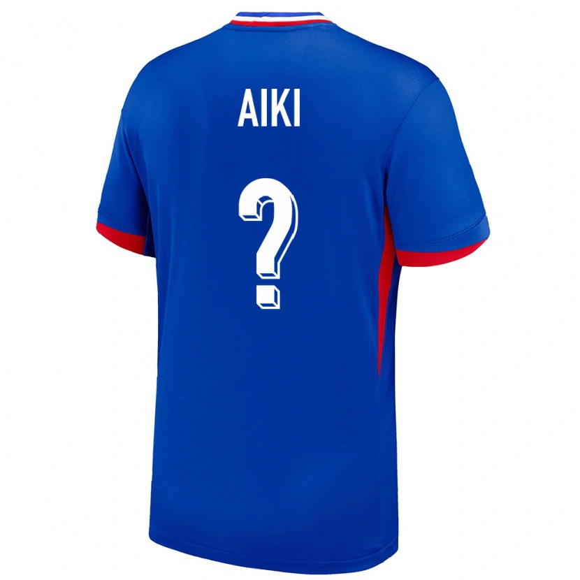 Danxen Women France Ayman Aiki #0 Blue Home Jersey 24-26 T-Shirt