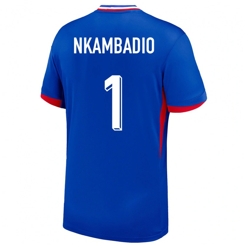 Danxen Women France Obed Nkambadio #1 Blue Home Jersey 24-26 T-Shirt