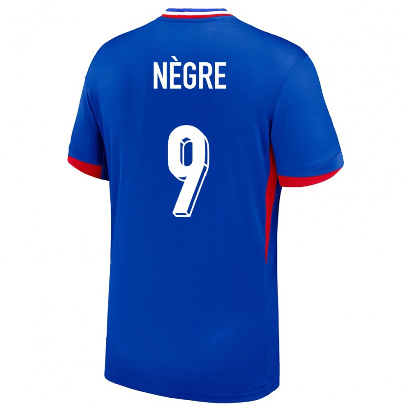 Danxen Women France Thibo Nègre #9 Blue Home Jersey 24-26 T-Shirt