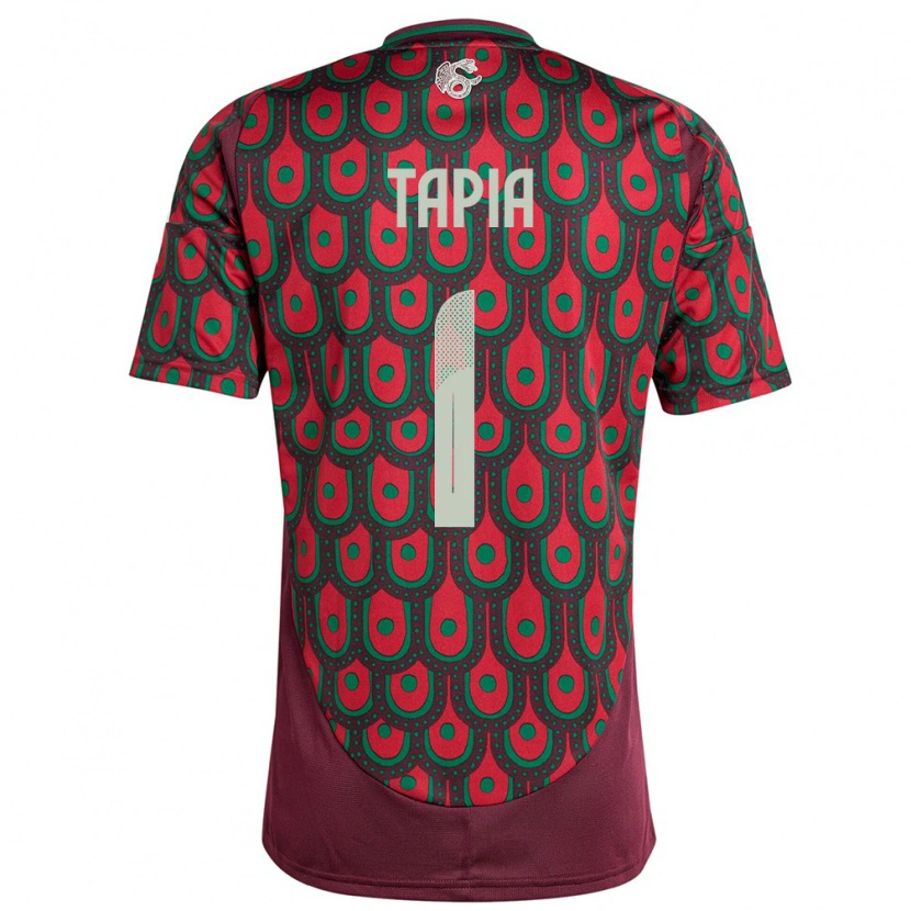 Danxen Women Mexico Fernando Tapia #1 Maroon Home Jersey 24-26 T-Shirt