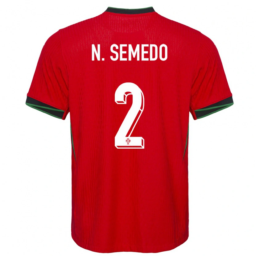 Danxen Women Portugal Nélson Semedo #2 Red Home Jersey 24-26 T-Shirt