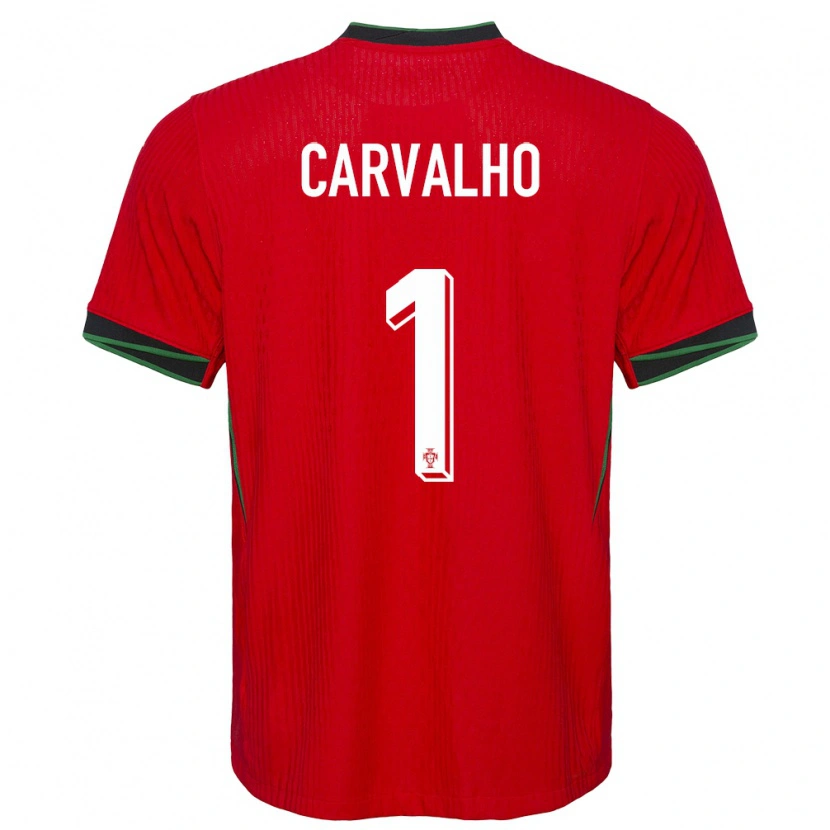 Danxen Women Portugal João Carvalho #1 Red Home Jersey 24-26 T-Shirt