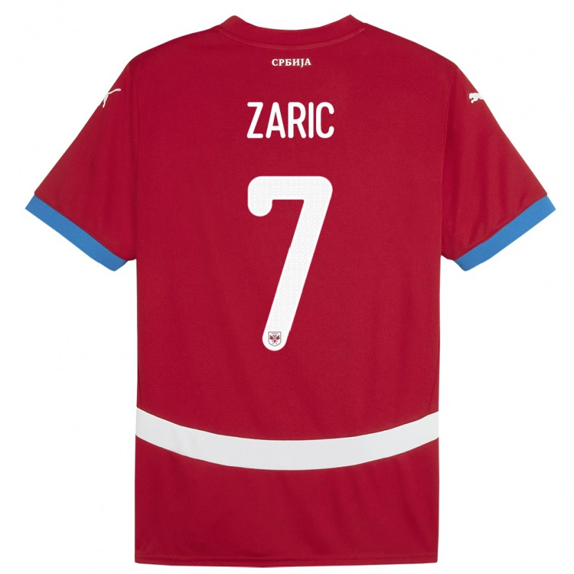 Danxen Women Serbia Luka Zaric #7 Red Home Jersey 24-26 T-Shirt