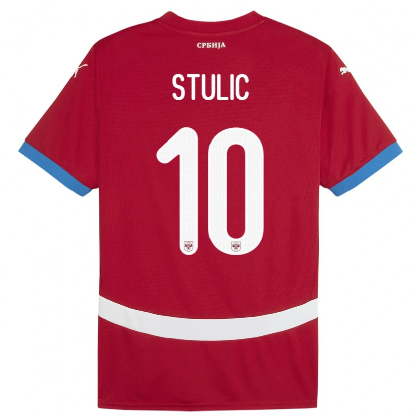 Danxen Women Serbia Pavle Stulic #10 Red Home Jersey 24-26 T-Shirt