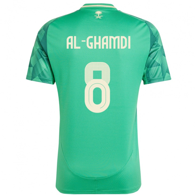 Danxen Women Saudi Arabia Rakan Al-Ghamdi #8 Green Home Jersey 24-26 T-Shirt