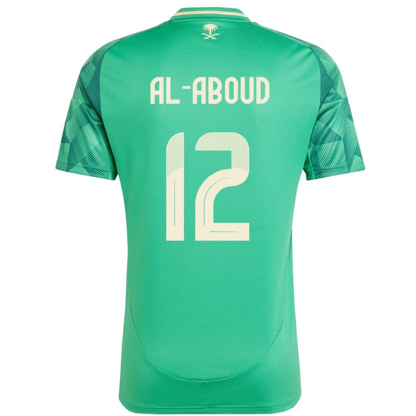 Danxen Women Saudi Arabia Mehdi Al-Aboud #12 Green Home Jersey 24-26 T-Shirt