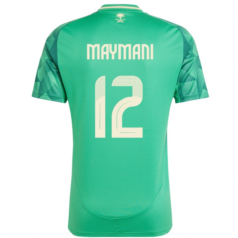 Danxen Women Saudi Arabia Ammar Maymani #12 Green Home Jersey 24-26 T-Shirt