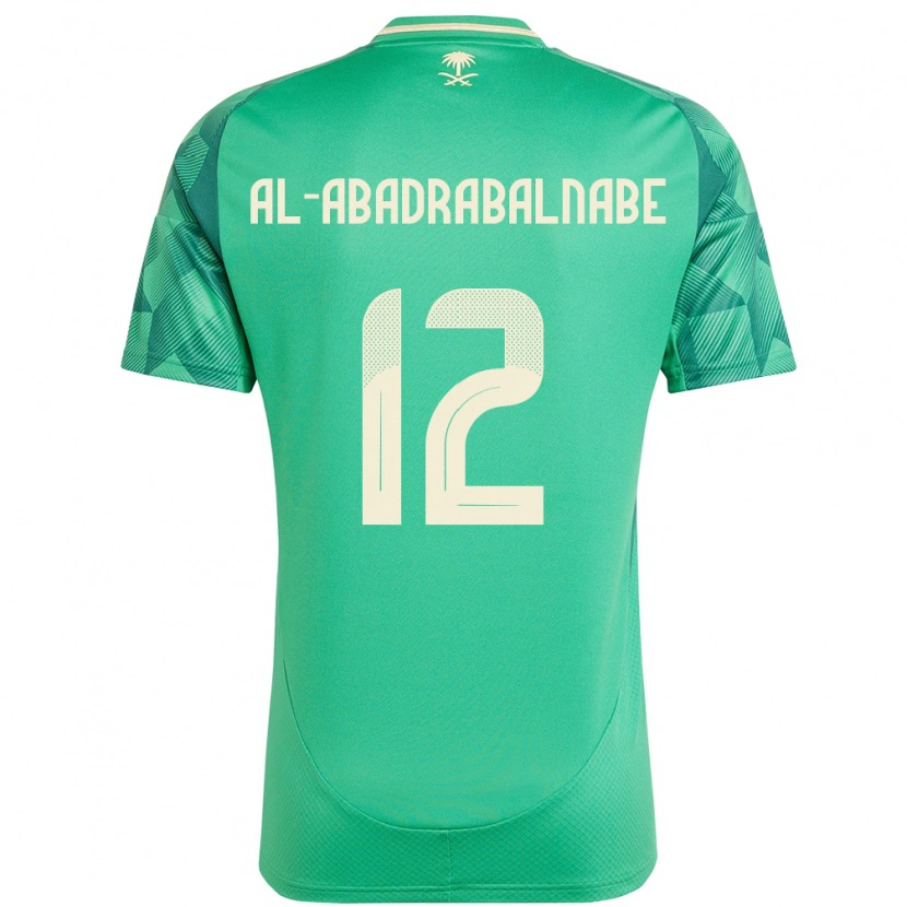 Danxen Women Saudi Arabia Ahmed Musallam Al-Abadrabalnabe #12 Green Home Jersey 24-26 T-Shirt