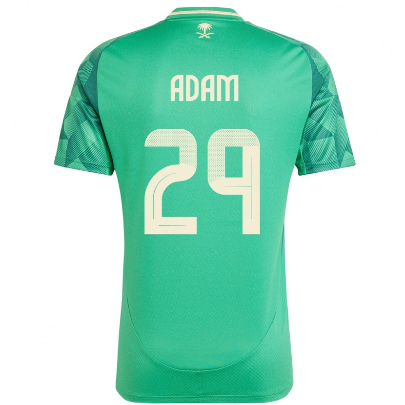 Danxen Women Saudi Arabia Hamed Adam #29 Green Home Jersey 24-26 T-Shirt