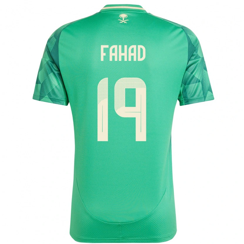 Danxen Women Saudi Arabia Fahad Al Muwallad #19 Green Home Jersey 24-26 T-Shirt