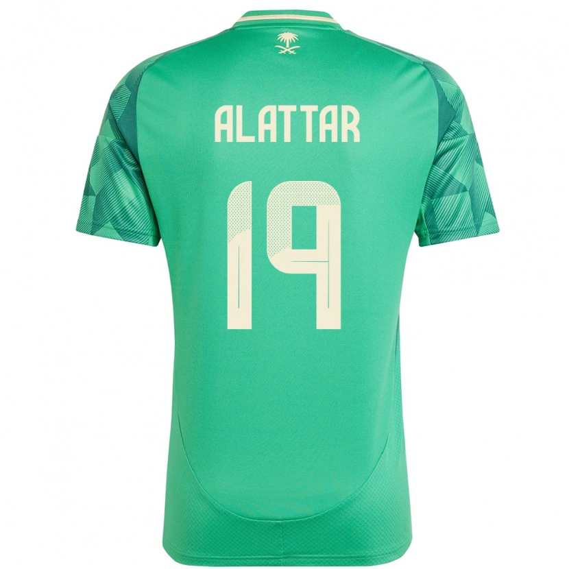 Danxen Women Saudi Arabia Ramiz Alattar #19 Green Home Jersey 24-26 T-Shirt