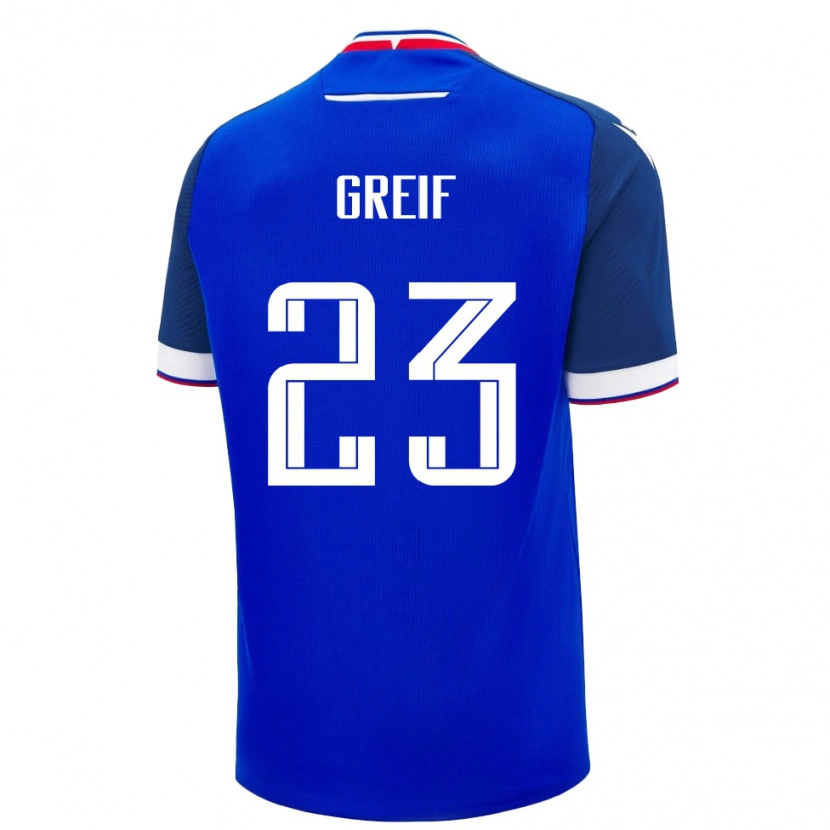 Danxen Women Slovakia Dominik Greif #23 Blue Home Jersey 24-26 T-Shirt