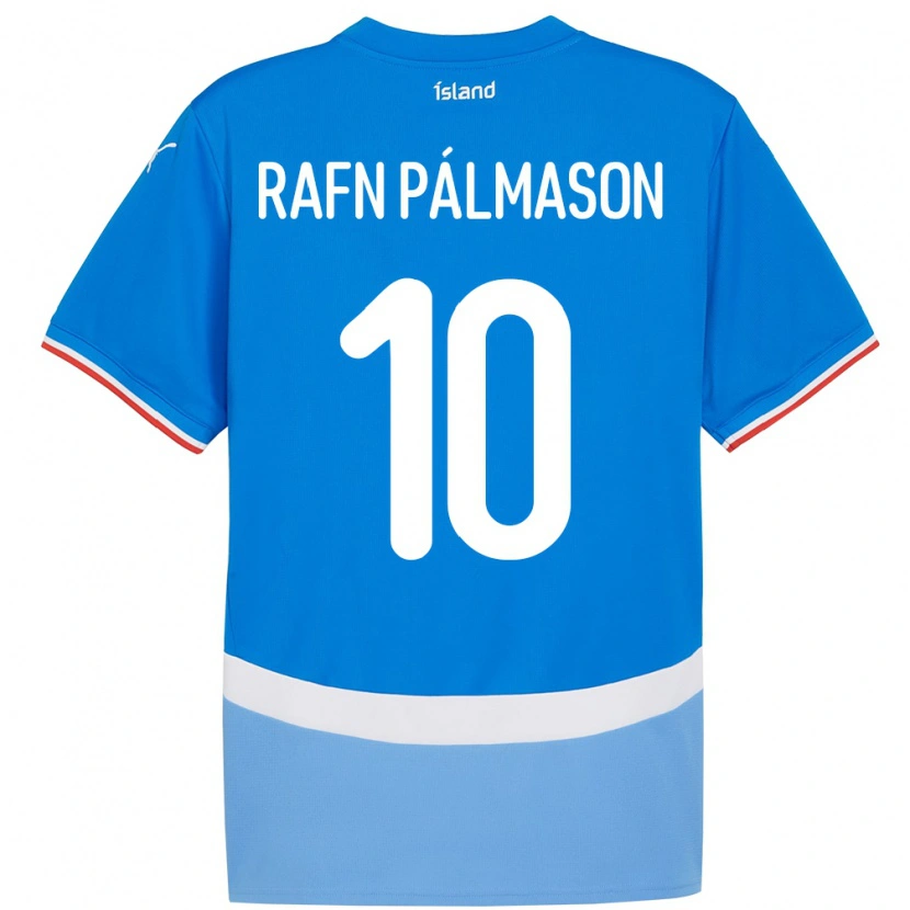 Danxen Women Iceland Alexander Rafn Pálmason #10 Blue Home Jersey 24-26 T-Shirt