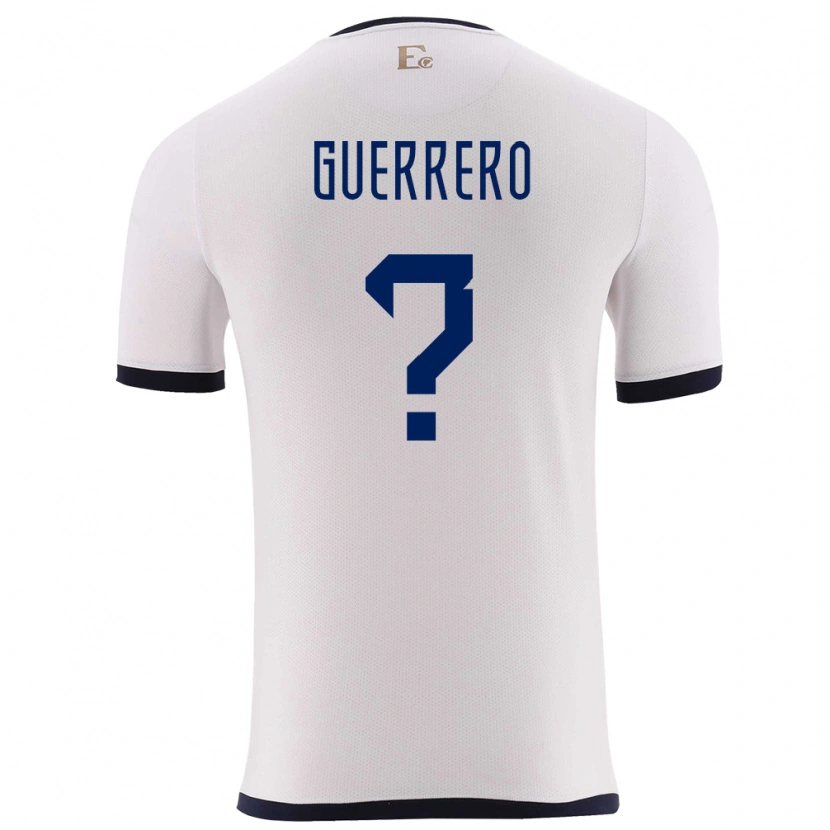 Danxen Women Ecuador Johan Guerrero #0 White Away Jersey 24-26 T-Shirt