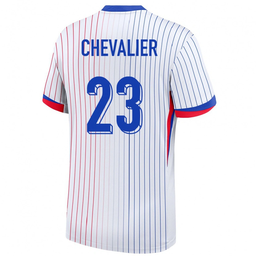 Danxen Women France Lucas Chevalier #23 White Away Jersey 24-26 T-Shirt