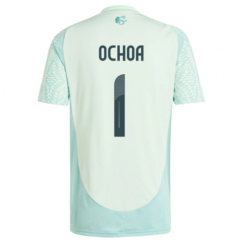 Danxen Women Mexico Emmanuel Ochoa #1 Linen Green Away Jersey 24-26 T-Shirt