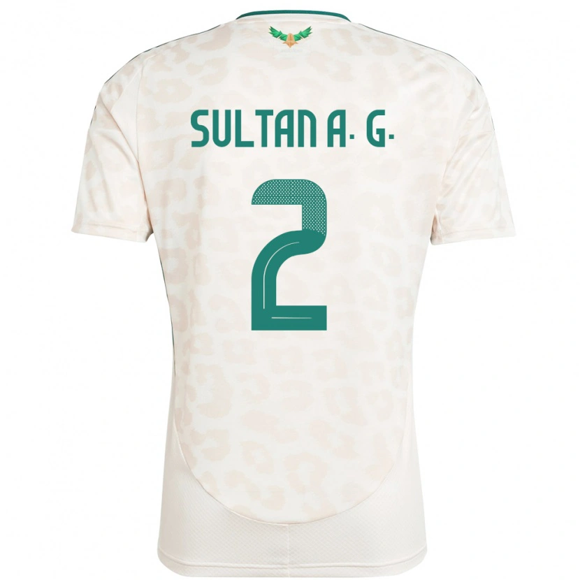 Danxen Women Saudi Arabia Sultan Al-Ghannam #2 White Away Jersey 24-26 T-Shirt