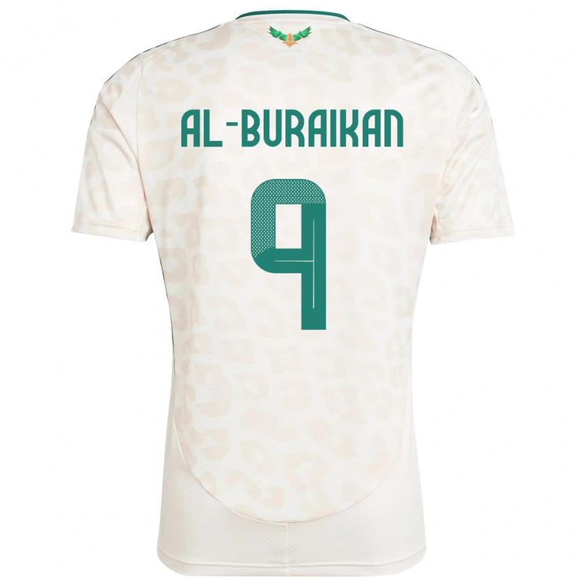 Danxen Women Saudi Arabia Firas Al-Buraikan #9 White Away Jersey 24-26 T-Shirt