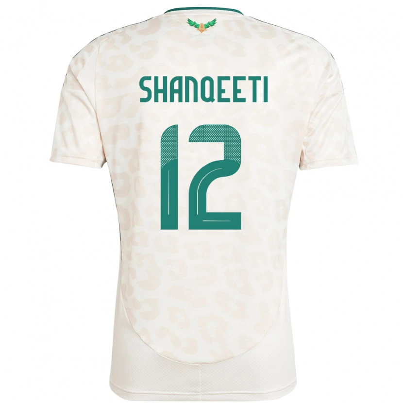 Danxen Women Saudi Arabia Muhannad Shanqeeti #12 White Away Jersey 24-26 T-Shirt