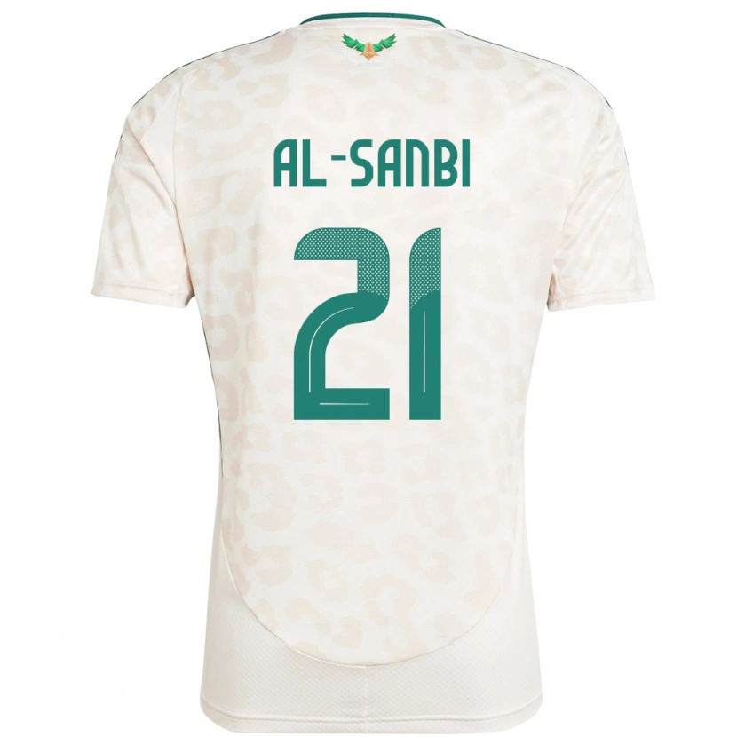 Danxen Women Saudi Arabia Abdulrahman Al-Sanbi #21 White Away Jersey 24-26 T-Shirt