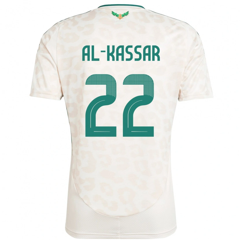 Danxen Women Saudi Arabia Ahmed Al-Kassar #22 White Away Jersey 24-26 T-Shirt