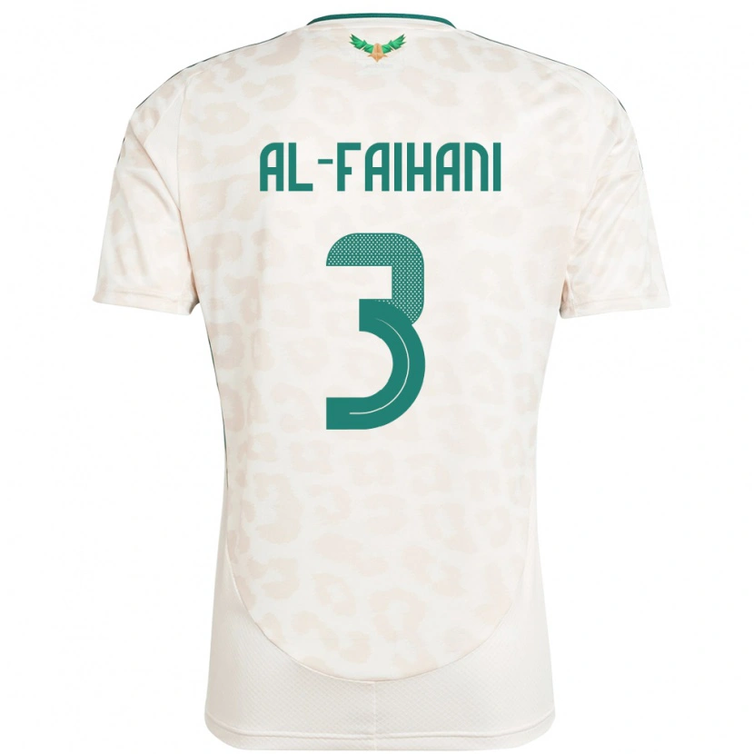 Danxen Women Saudi Arabia Nasser Al-Faihani #3 White Away Jersey 24-26 T-Shirt