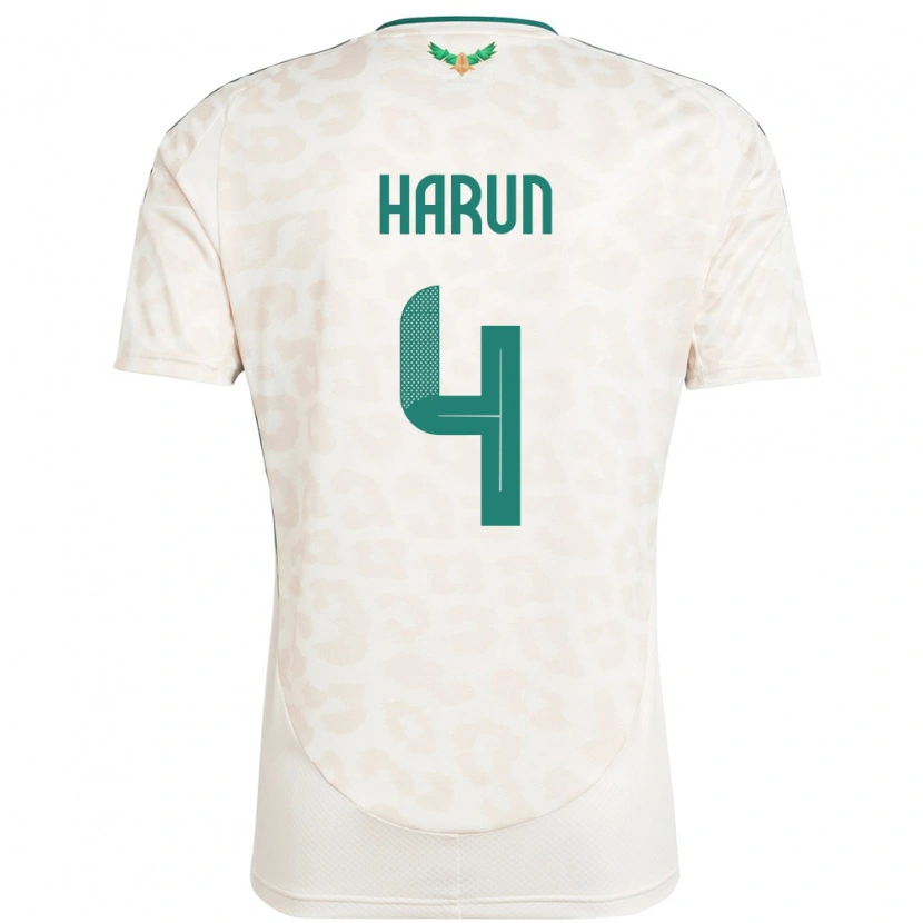 Danxen Women Saudi Arabia Saud Harun #4 White Away Jersey 24-26 T-Shirt