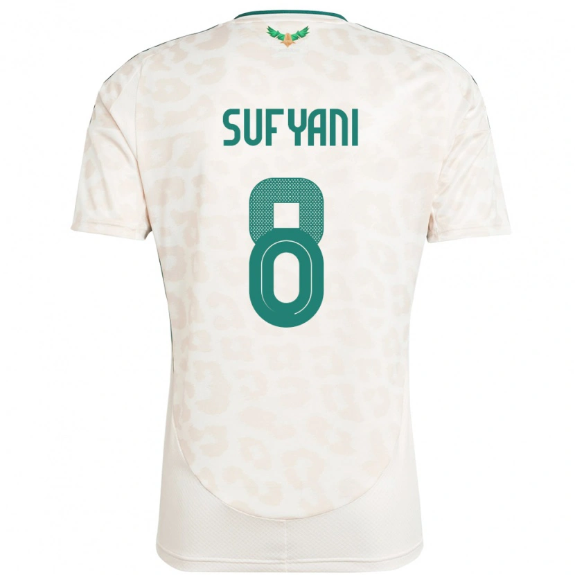 Danxen Women Saudi Arabia Abdulrahman Sufyani #8 White Away Jersey 24-26 T-Shirt