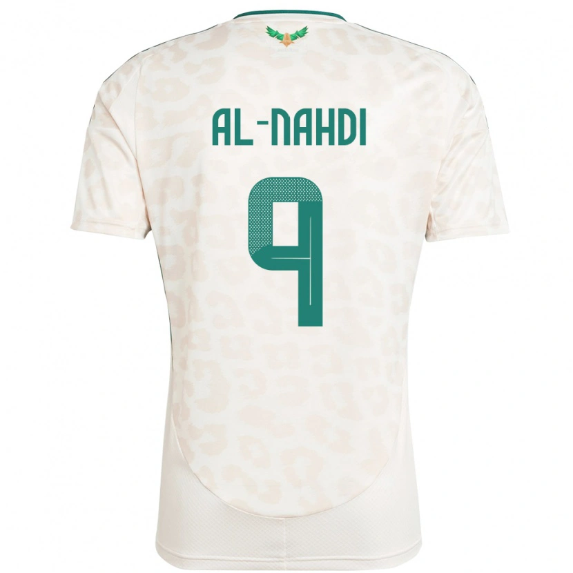 Danxen Women Saudi Arabia Youssef Al-Nahdi #9 White Away Jersey 24-26 T-Shirt