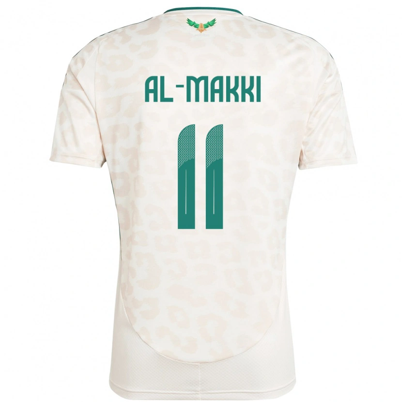 Danxen Women Saudi Arabia Ali Al-Makki #11 White Away Jersey 24-26 T-Shirt