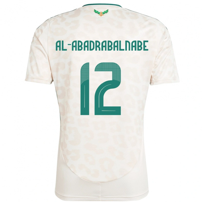 Danxen Women Saudi Arabia Ahmed Musallam Al-Abadrabalnabe #12 White Away Jersey 24-26 T-Shirt