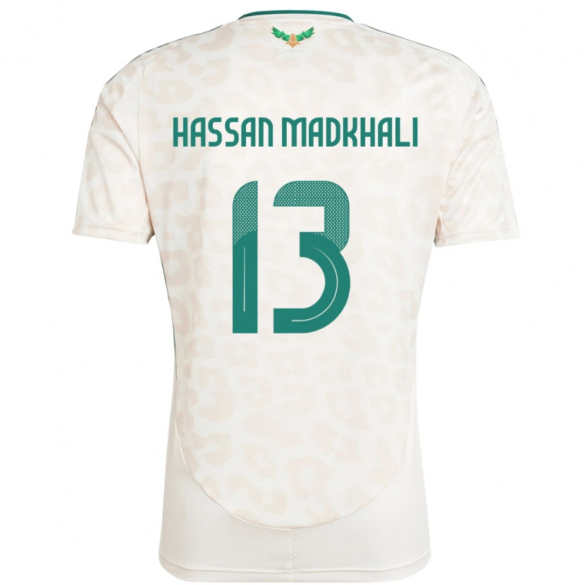 Danxen Women Saudi Arabia Mohammed Hassan Madkhali #13 White Away Jersey 24-26 T-Shirt