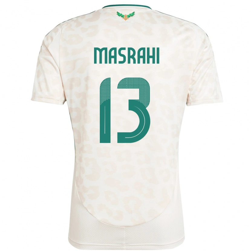 Danxen Women Saudi Arabia Mubarak Masrahi #13 White Away Jersey 24-26 T-Shirt