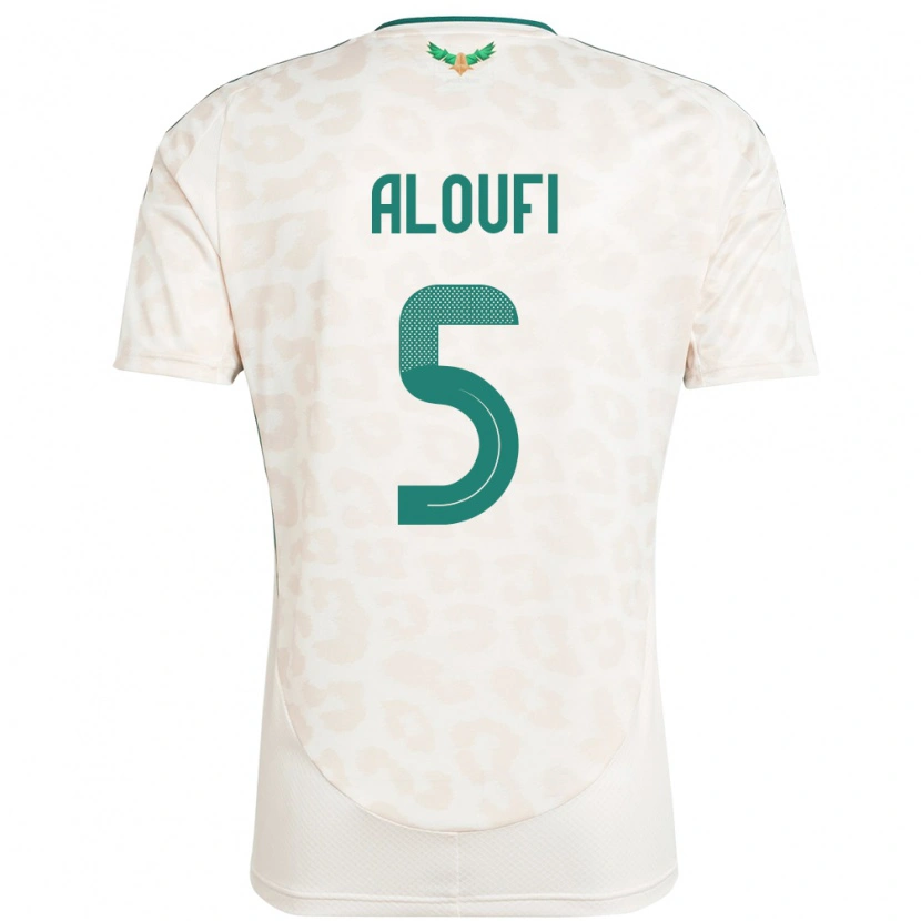 Danxen Women Saudi Arabia Mohammed Aloufi #5 White Away Jersey 24-26 T-Shirt