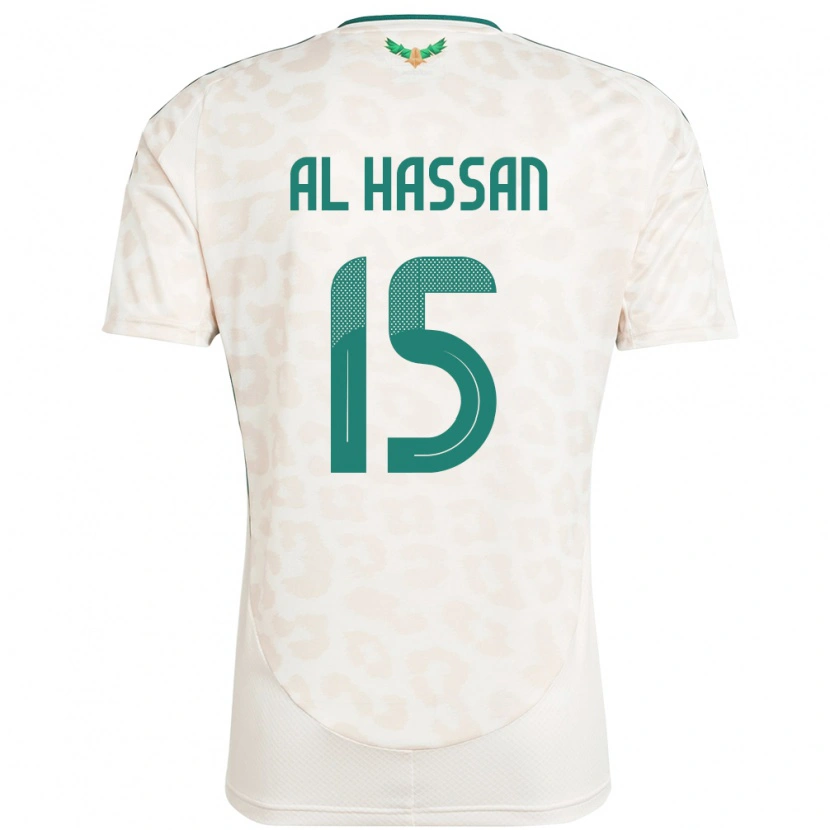 Danxen Women Saudi Arabia Ali Al Hassan #15 White Away Jersey 24-26 T-Shirt