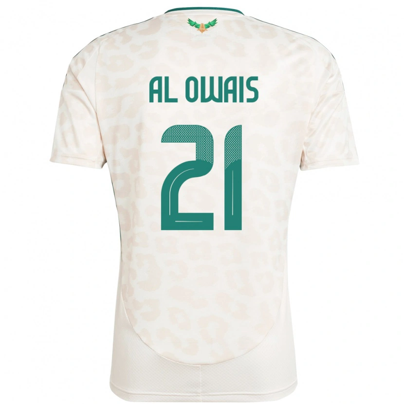 Danxen Women Saudi Arabia Mohammed Al Owais #21 White Away Jersey 24-26 T-Shirt