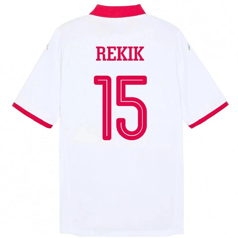 Danxen Women Tunisia Omar Rekik #15 White Away Jersey 24-26 T-Shirt