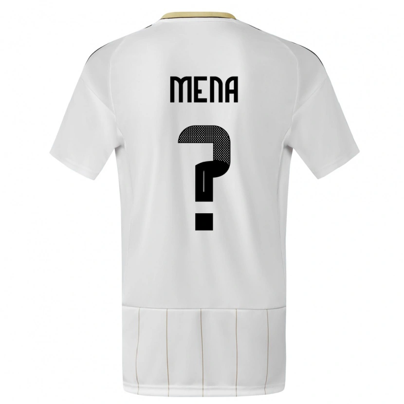 Danxen Women Costa Rica Marko Mena #0 White Away Jersey 24-26 T-Shirt