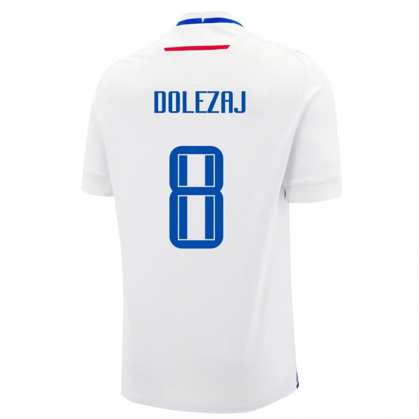 Danxen Women Slovakia Maxim Dolezaj #8 White Away Jersey 24-26 T-Shirt