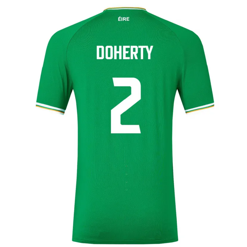 Danxen Kid Ireland Matt Doherty #2 Green Home Jersey 24-26 T-Shirt