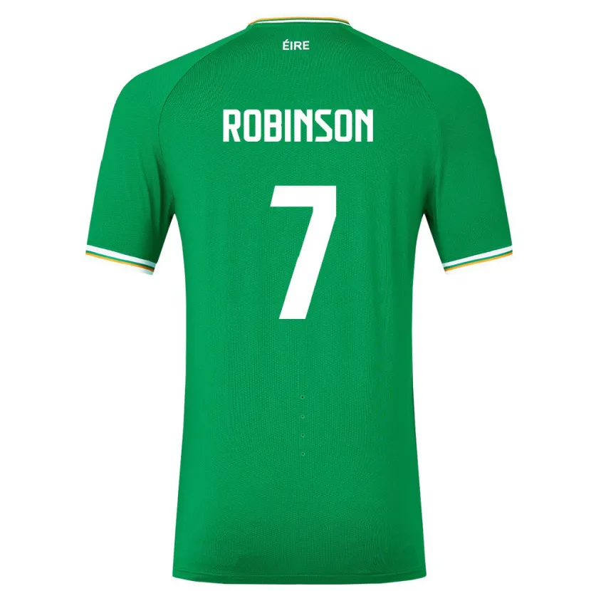 Danxen Kid Ireland Callum Robinson #7 Green Home Jersey 24-26 T-Shirt