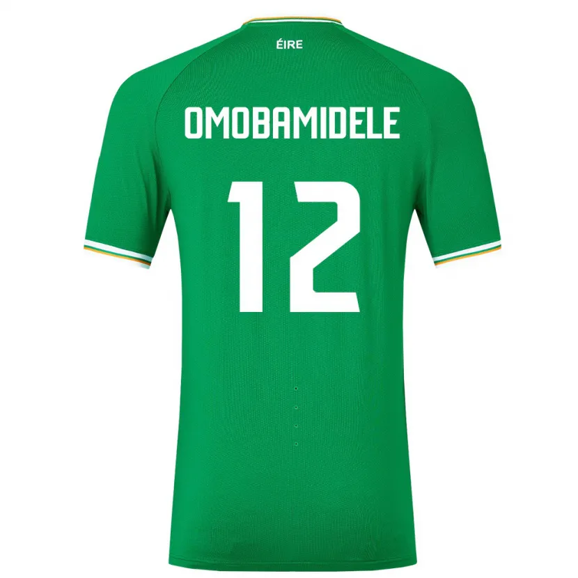 Danxen Kid Ireland Andrew Omobamidele #12 Green Home Jersey 24-26 T-Shirt