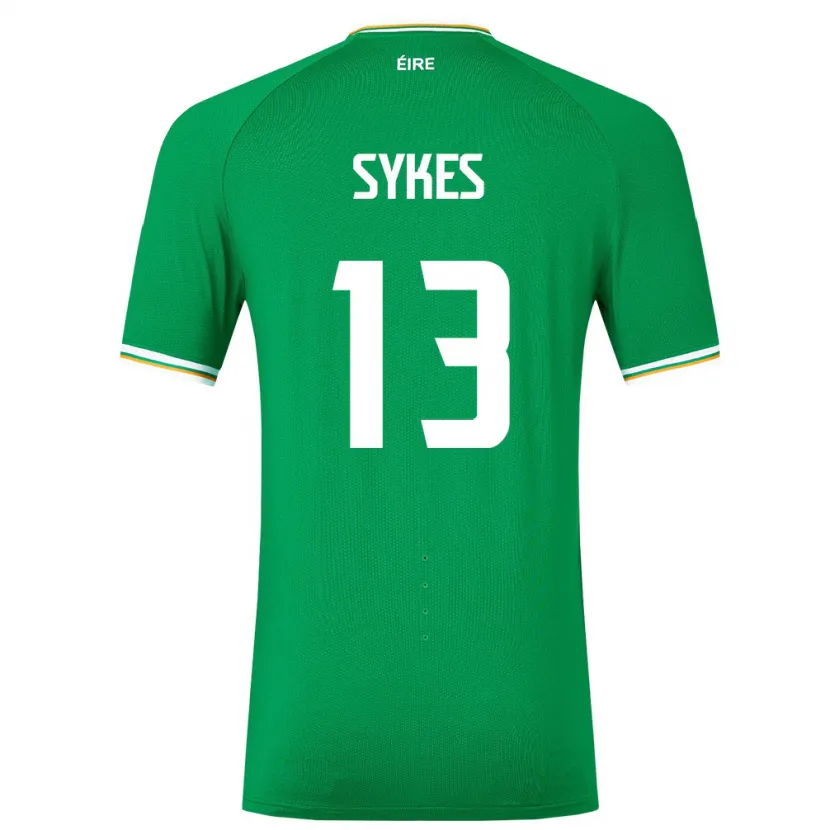 Danxen Kid Ireland Mark Sykes #13 Green Home Jersey 24-26 T-Shirt