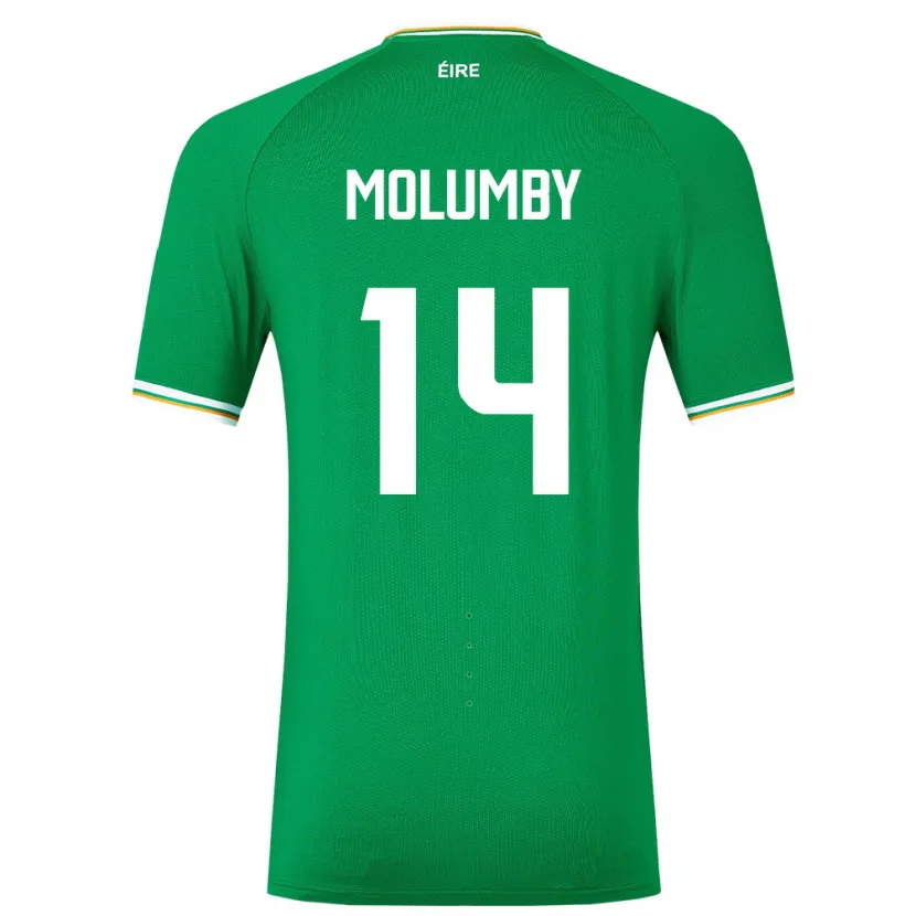 Danxen Kid Ireland Jayson Molumby #14 Green Home Jersey 24-26 T-Shirt